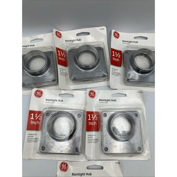 (6) GE 1-1/2 In. Aluminum Midwest & GE Conduit Hub TC150A GE TC150A 043481000688 - Picture 4 of 6